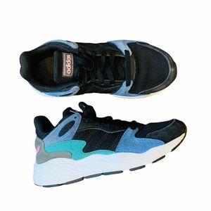 Adidas Crazychoas Trainers Black Blue Lace Sneaker